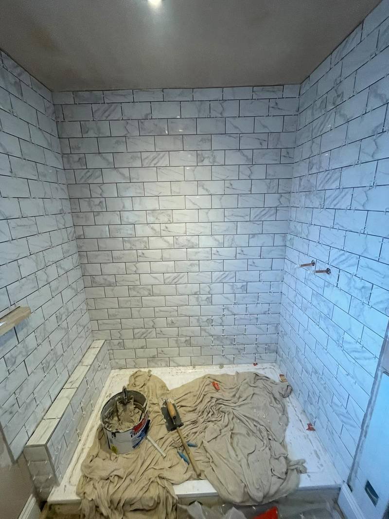 Professional tiling and grouting service by True Trowel in Yorkshire